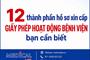 Tổng hợp 12 thành phần hồ sơ xin cấp giấy phép hoạt động đối với bệnh viện